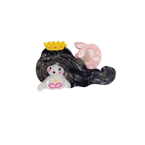 Cute mermaid hair claw clip made of premium acetate for creative women hairstyles