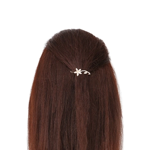 Sparkling rhinestone flower hair clip for women with elegant crystal plum blossom design