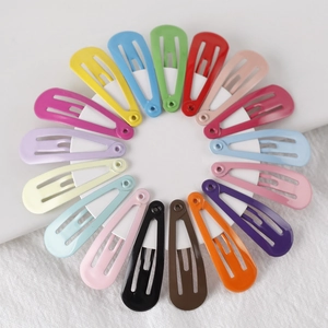 Mini Barrettes à Cheveux Snap Couleur Bonbon Alliage Peint Clips BB Pour Enfants Filles Femmes Accessoires de Cheveux Doux Épingles à Cheveux Quotidiennes