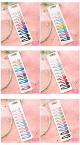 Ensemble de barrettes clics-clacs de 5cm imprimées pour enfants aux motifs mignons