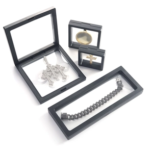 PE-Folien Schmuck-Schwebeboxen für Ringe und Ohrringe in 4 verschiedenen Größen