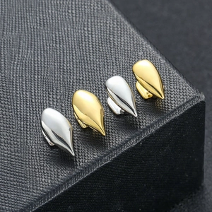 Gouden en zilveren vampier hoektand grillz set voor hiphop en cosplay kostuums