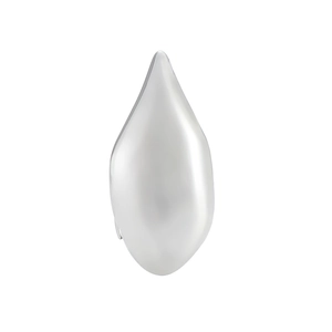 Enkele vampiertand grillz in gepolijst zilver voor Halloween kostuum accessoires