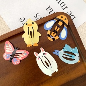 Simpatici Fermagli per Capelli Animali dei Cartoni Animati in Lega Ape Farfalla Coniglio Per Bambini Ragazze Dolce Accessori fatti a mano