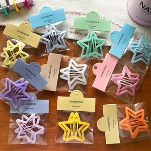 Barrettes Cheveux Étoile Pailletée pour Enfants Pinces BB Métal Étoile Étincelante pour Filles Accessoires Cheveux Mode
