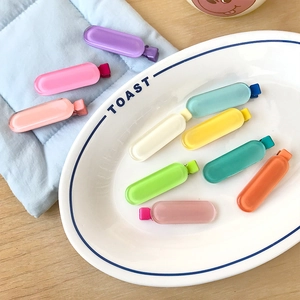 Barrettes à cheveux ovales colorées aux tons macaron acidulés pour enfants
