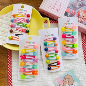 Set de pinzas de pelo coloridas para niñas con cuentas de Mickey y estrellas dulces