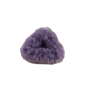 Pince à cheveux mignonne en peluche violette en forme d'oreilles de chat pour femmes
