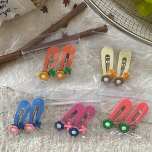 Süße Blumen Haarklammern Legierung Harz Dopamin Haarclips Für Kinder Mädchen Damen Täglich Lässig Koreanischer Stil Haarschmuck