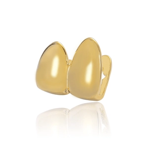 Hip Hop Grillz Zanne Denti Stella Intaglio Rame Oro Argento Oro Rosa Placcato Griglie Denti Per Vampiro Cosplay Gioielli
