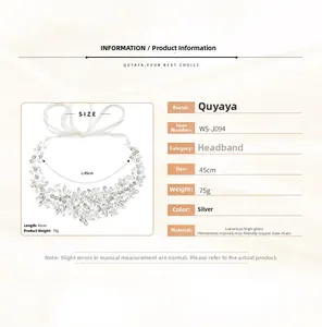 Dettaglio macro della cintura da sposa 45cm con strass argentati e cristalli di lusso