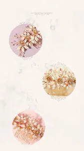 Detail showing handmade copper wire weaving with high-shine rhinestones and faux pearls