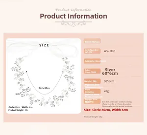 Tableau détaillé pour ceinture de mariée faite main avec perles de cristal et perles