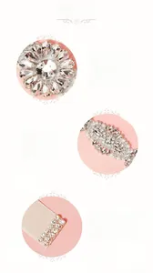 Détails des strass de ceinture de mariée sur ruban rose élégant pour robe de mariage