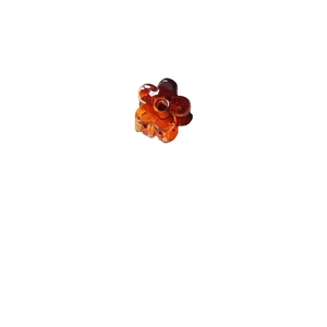 Mini pince à cheveux en forme de fleur couleur écaille de tortue pour femmes