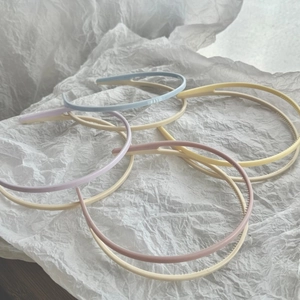Candy-colored double-layer non-slip headbands with teeth for face washing and daily hair styling