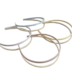 Candy colored non-slip headbands with inner teeth for women and girls in pastel tones