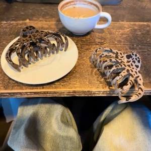 Vintage Leopard Print Hair Claw Clip PC Large Pumpkin Octopus Shape Shark Clip Fashion Hair Styling Accessory For Women