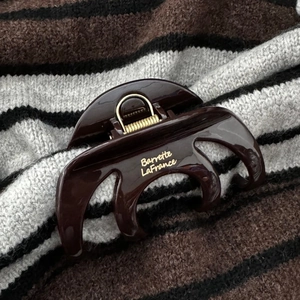 Pince à Cheveux Large Imprimé Léopard Style Vintage Français en Plastique PC Accessoire de Coiffure pour Femmes