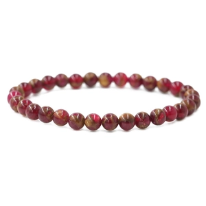 Bracciali di Distanza in Pietra Naturale Agata Con Perline Per Coppie Ciondolo a Corona Bracciale Elastico Minimalista Gioielli