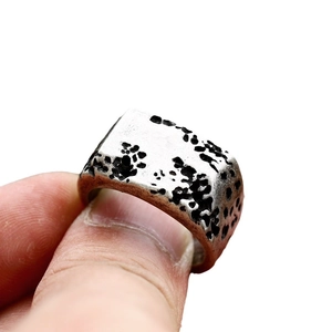 Vintage Edelstahlring für Herren mit antikem Silberfinish und markanter Krallentextur