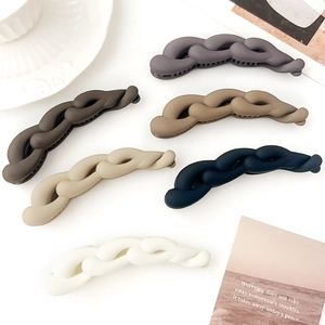 Fermaglio a Banana Opaco Stile Coreano per Donna Design a Catena Torta Artiglio per Capelli Antiscivolo Accessori Capelli