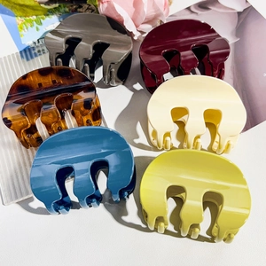 Große Haarklammern Für Damen Eleganter Koreanischer Stil Harz Shark Clips Rutschfester Starker Halt Dickes Haar Styling Zubehör
