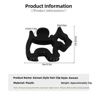 Specifiche dettagliate sulle dimensioni per un fermaglio nero Scottish Terrier