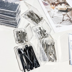 Professional Metal Hair Clips Duckbill Alligator Clips Minimalist Styling Pins For Salon Hairstyling Women Hair Accessories