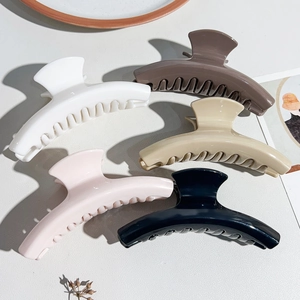 Molla per Capelli Grande in Silicone per Donna Fermaglio per Capelli di Fascia Alta Minimalista Opaco Lucido Accessori per Capelli