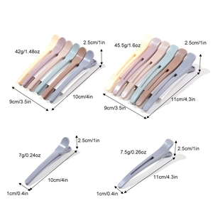 Hair root volumizing clips in various colors for natural lift and styling support