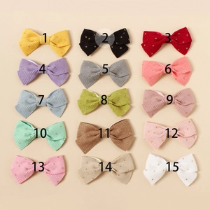 Corduroy Strik Haarspeldjes Voor Meisjes Gouden Ster Patroon Haarnaald Kinderen Boutique Haarspeld Schattige Peuter Haaraccessoires Dagelijkse Decoratieve Clip