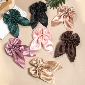 Élégante Barrette à Cheveux en Satin Nœud pour Filles Ruban Strass Accessoires Cheveux pour Enfants Mariage Fête