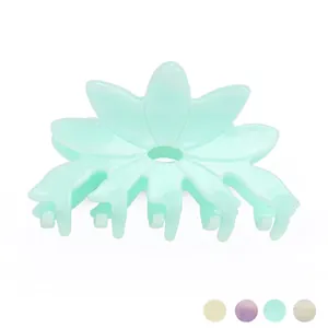 Florale Acetat Haarkralle Clip Große Blumenform Handgefertigt Haar Kiefer Clip Für Damen Mädchen Minimalistisch Haar Styling Zubehör