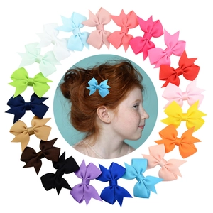 Pinces à Cheveux Nœud Douces pour Enfants en Ruban Gros-grain pour Bébés Filles Tout-petits Boutique Accessoires de Cheveux