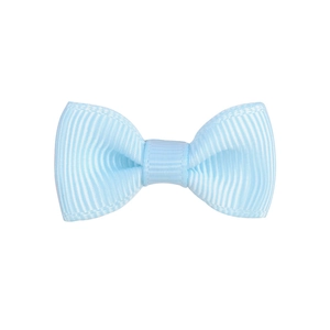 Nœud de cheveux en ruban gros-grain bleu clair pour enfants et animaux de compagnie