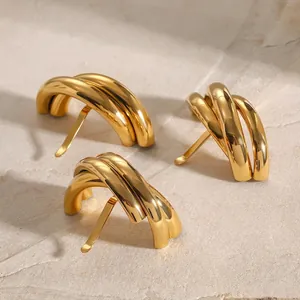 Bastoncini per Capelli in Acciaio Inossidabile per Donna Oro Minimalista Geometrico Forcine per Capelli Ins Stile Accessori per Capelli in Metallo