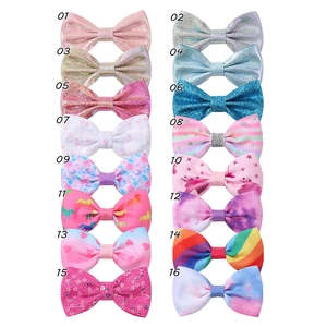 Collection de seize barrettes à cheveux JoJo pour filles avec paillettes et motifs variés