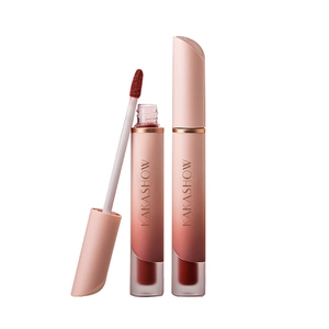 KAKASHOW velvet matte lip glaze with waterproof long-lasting finish in deep red