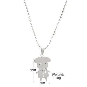 Detail van de 30x15mm cartoon hanger met hartuitsparing en 10g gewichtsaanduiding