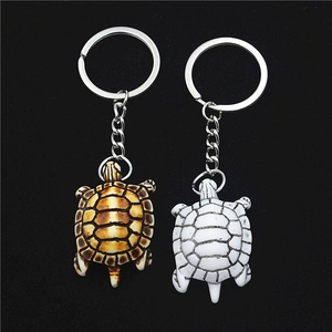 Realistic Sea Turtle Keychain Resin Marine Animal Pendant For Handbag Backpack Decor Alloy Keyring Accessory For Women Men