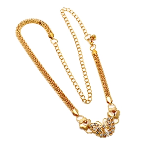 Gold Metal Butterfly Waist Chain Alloy Rhinestone Flower Body Chain Adjustable Summer Beach Belly Chain Jewelry For Women