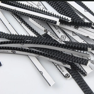 High-quality S114 black rubber industrial timing belt with non-slip teeth, made in Korea