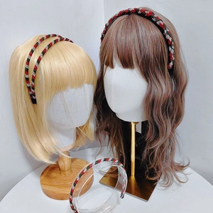 Cerchietto per capelli a doppio strato con strass colorati e strass eleganti di lusso