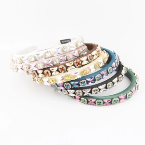 Stirnband Mit Barock-Strass-Schmetterling Für Damen Stoff Gepolsterter Haarreifen Handgefertigt Luxus Haarschmuck Für Party