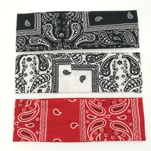 Bandeau De Yoga Élastique À Imprimé Paisley Pour Femmes Style Ethnique Vintage Tricot Bandeau De Sport Antidérapant