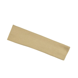 Minimalistisches khakifarbenes geripptes Yoga-Stirnband mit hoher Elastizität für Sport