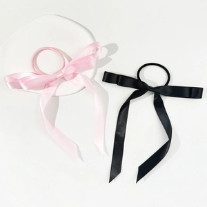 Elastico per Capelli con Fiocco in Raso e Nastri Lunghi Stile Balletto Accessori per Capelli Dolci per Donna Ragazza
