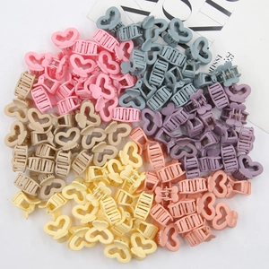 Mini Mollette per Capelli a Cuore per Bambini Colore Macaron Opaco Fermagli per Frangia a Cuore Accessori per Capelli per Ragazze