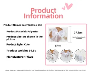 Spécifications de taille pour un voile de mariée avec nœud blanc et accents de perles chic
